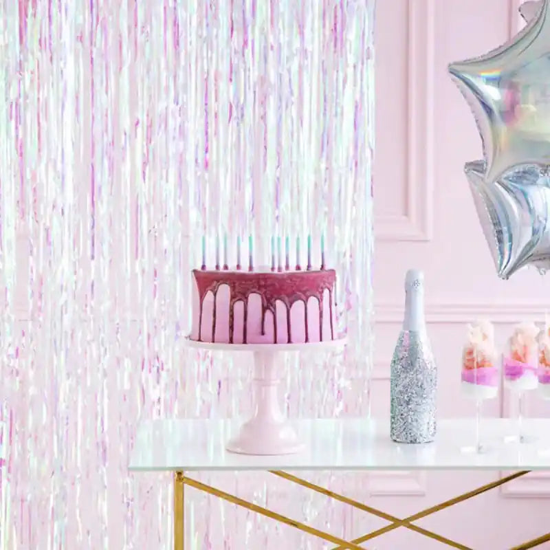 Cortina Decorativa Metálica Multicolor 90×250 cm | Fondo Fiesta - Narosa Sweet Party Barcelona