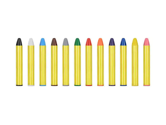 Crayones para Pintar la Cara - 12 Colores - Narosa Sweet Party Barcelona