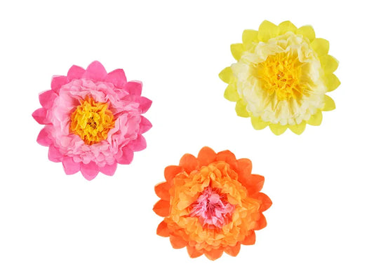 Tissue Paper Flower Decoration