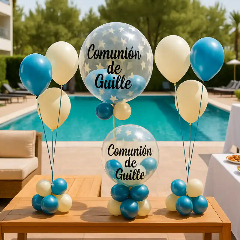 Globo Bubble Transparente 20" | Apto Aire y Helio - Narosa Sweet Party Barcelona