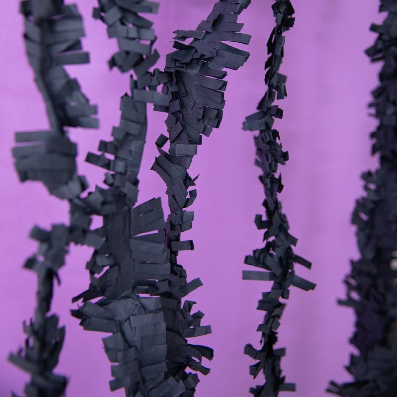 Araña de papel panal para colgar en fiestas Halloween