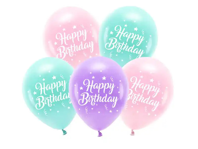 Globos Biodegradables Happy Birthday To You Rosa - Narosa Sweet Party Barcelona