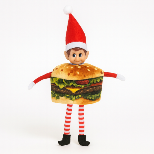 Disfraz de hamburguesa para elfo 30 cm Elves Behavin' Badly