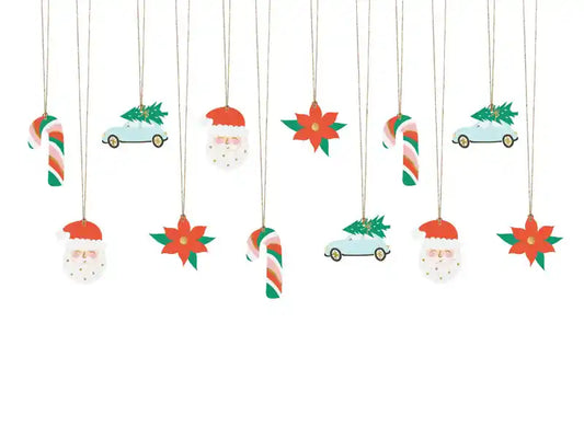 Etiquetas de Regalo Papá Noel. Diseños con Cordón - Narosa Sweet Party Barcelona