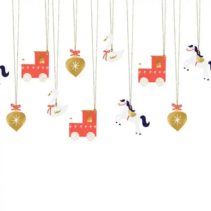 Etiquetas de Regalo Choo Choo. Diseño de Tren con Cordón - Narosa Sweet Party Barcelona