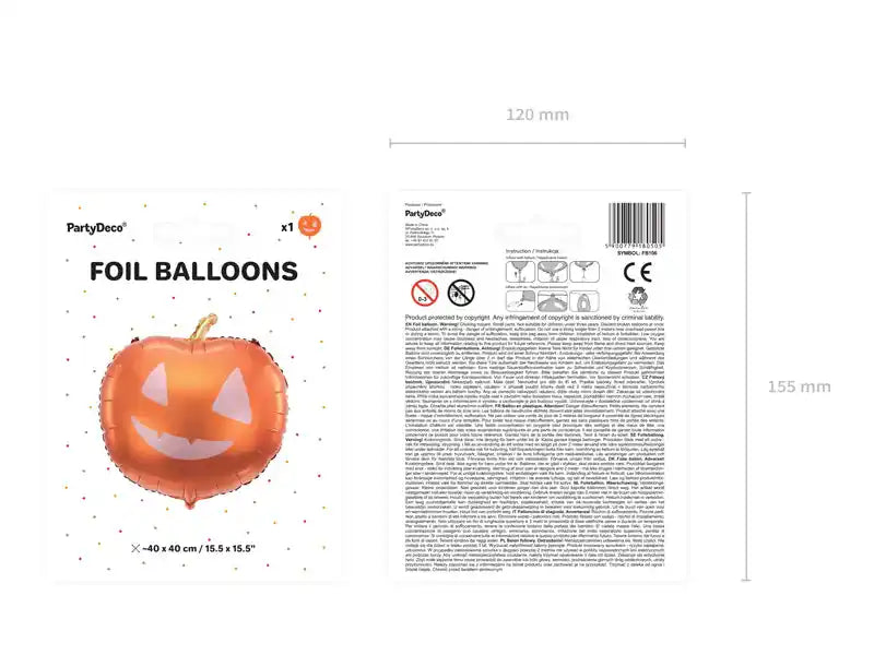 Globo Calabaza Naranja - Narosa Sweet Party Barcelona