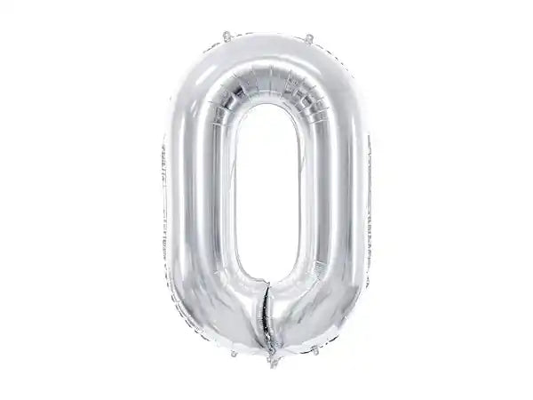 Globus foil número 86 cm (0–9) – Daurat, rosa gold o platejat