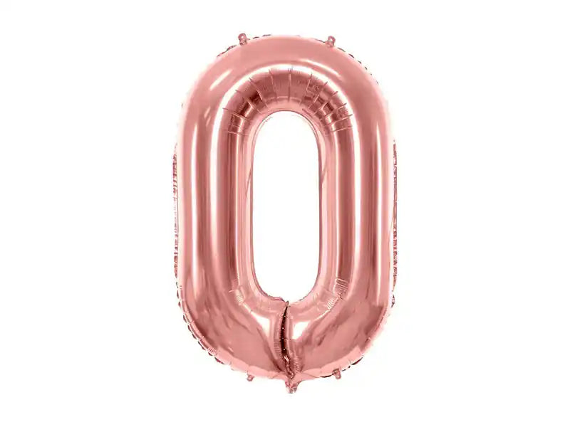 Globus foil número 86 cm - Rosa Or