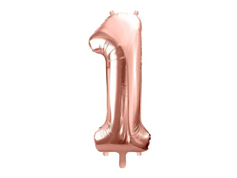 Globus foil número 86 cm - Rosa Or