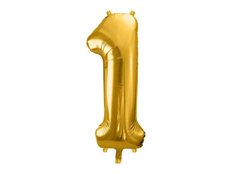Globus foil número 86 cm (0–9) – Daurat, rosa gold o platejat