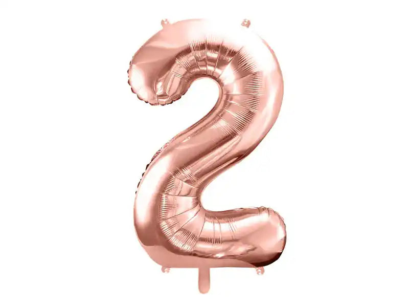 Globus foil número 86 cm - Rosa Or