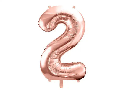 Globus foil número 86 cm - Rosa Or