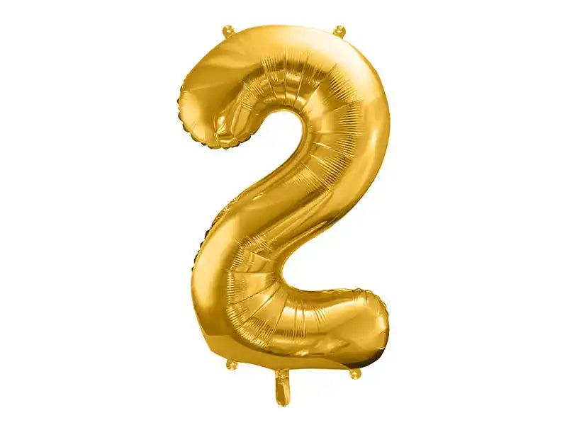 Globus foil número 86 cm (0–9) – Daurat, rosa gold o platejat