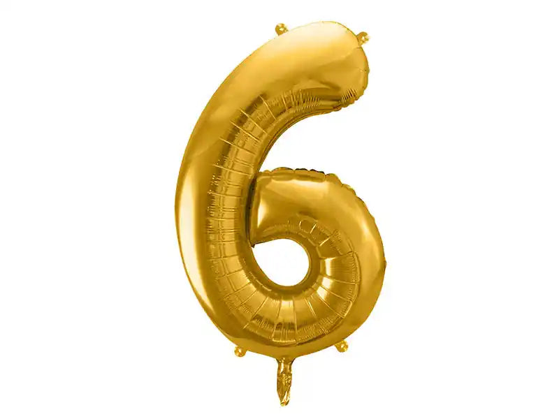 Globus foil número 86 cm (0–9) – Daurat, rosa gold o platejat