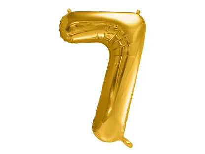 Globus foil número 86 cm (0–9) – Daurat, rosa gold o platejat