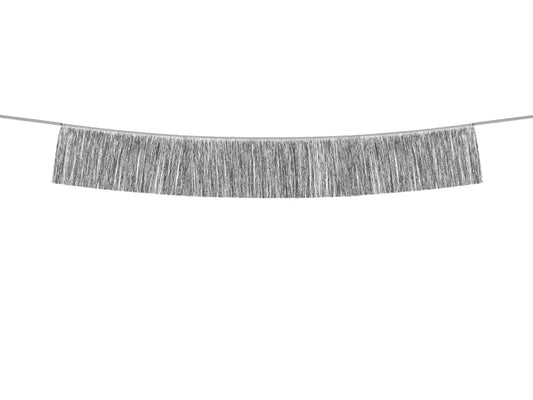 Silver Fringe Garland