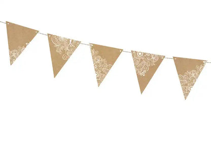 Banderín de Papel Kraft - Narosa Sweet Party Barcelona
