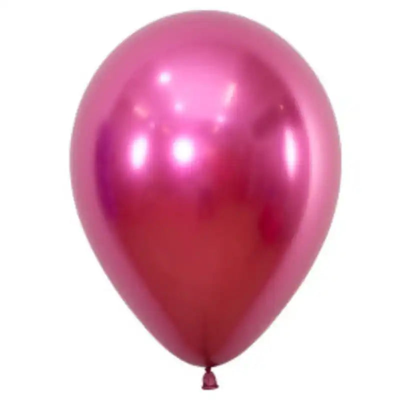 Globo Látex R12/30cm Cromado - Biodegradable