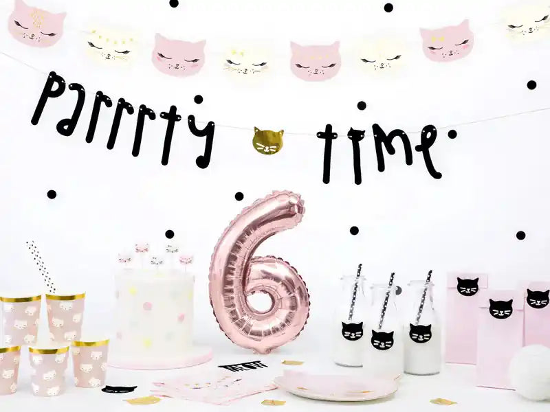 Pancarta Gato. - Narosa Sweet Party Barcelona