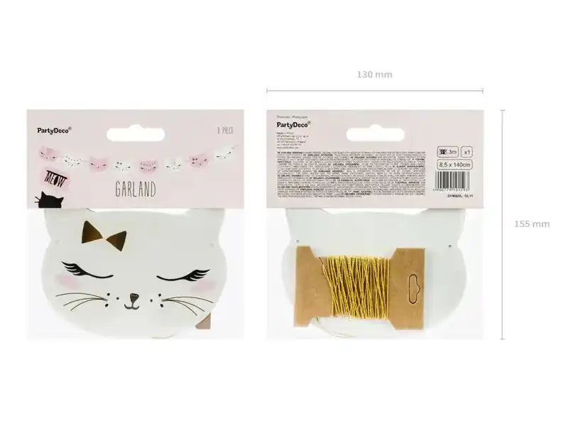 Pancarta Gato. - Narosa Sweet Party Barcelona