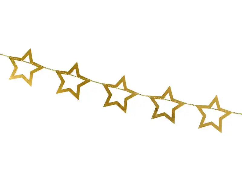 Guirnalda Estrellas Doradas - Narosa Sweet Party Barcelona