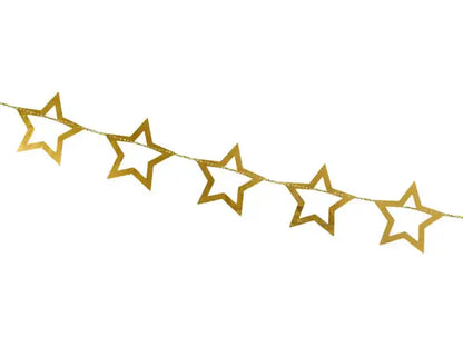 Guirnalda Estrellas Doradas - Narosa Sweet Party Barcelona