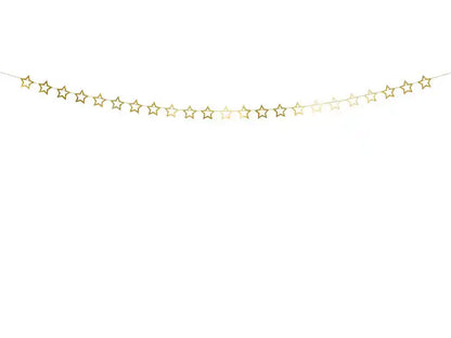 Guirnalda Estrellas Doradas - Narosa Sweet Party Barcelona