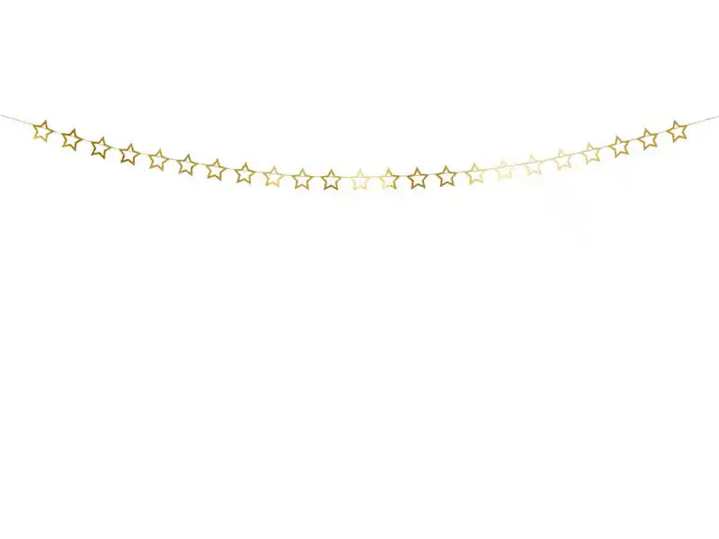 Guirnalda de Estrellas Doradas - Narosa Sweet Party Barcelona