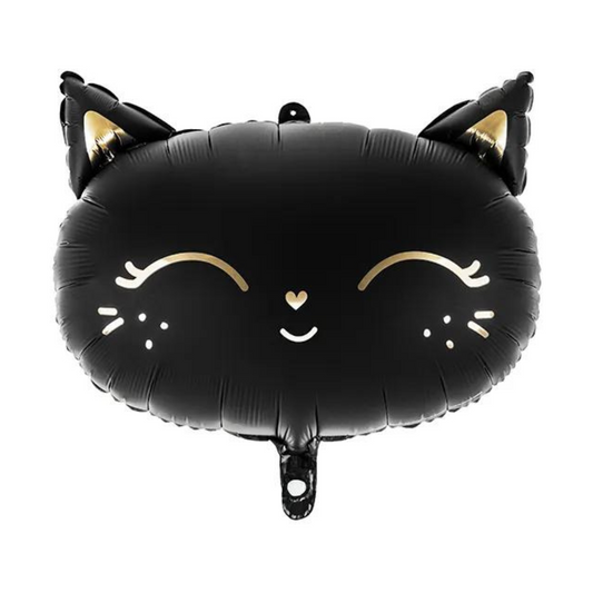 Matte Black Cat Balloon