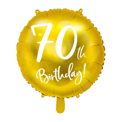 Globo Metálico Redondo con Número Edad en Blanco de 45cm – Aire o Helio - Narosa Sweet Party Barcelona