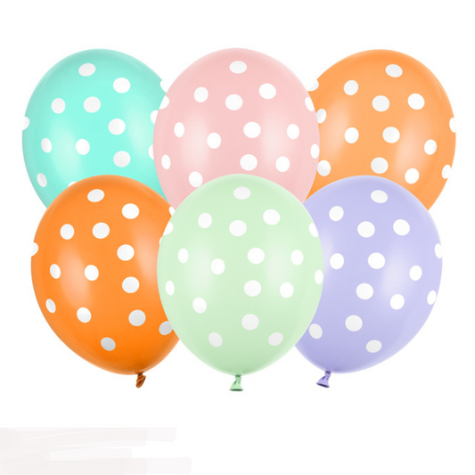 Biodegradable Polka Dot Balloons