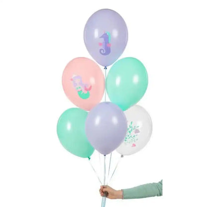 Globos Sea World 30 cm – Pack x6 Biodegradables para Fiesta Infantil del Mar - Narosa Sweet Party Barcelona