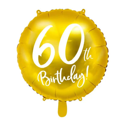 Globo Metálico Redondo con Número Edad en Blanco de 45cm – Aire o Helio - Narosa Sweet Party Barcelona
