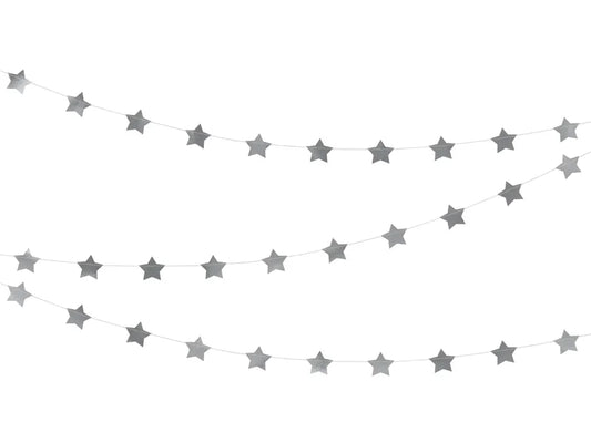 Silver Star Garland