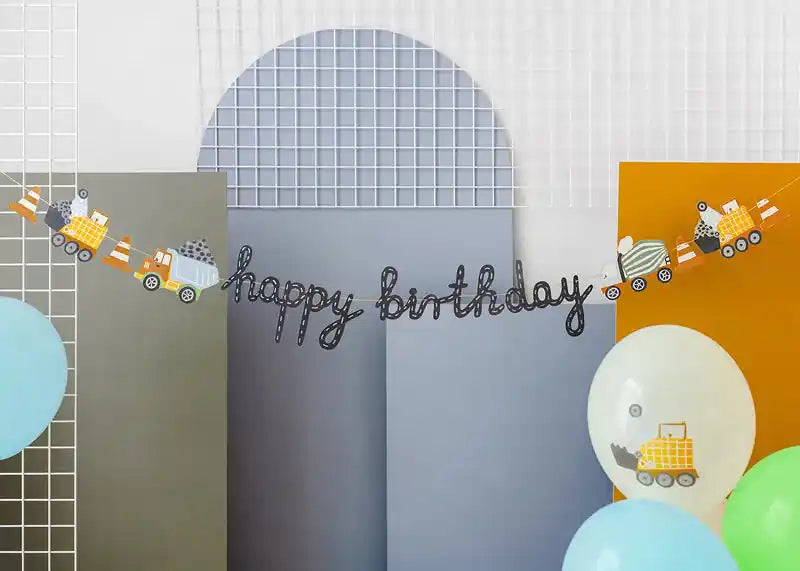 Pancarta Vehículos de Construcción - Narosa Sweet Party Barcelona