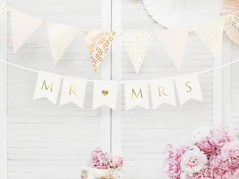 Pancarta Mr. & Mrs. Blanco