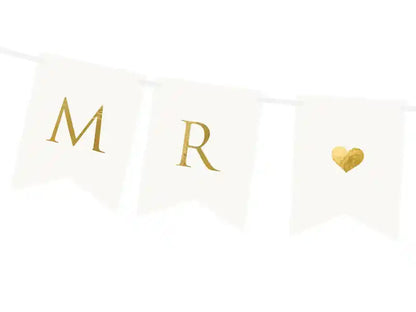 Pancarta Mr. & Mrs. Blanco - Narosa Sweet Party Barcelona