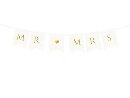 Pancarta Mr. & Mrs. Blanco - Narosa Sweet Party Barcelona