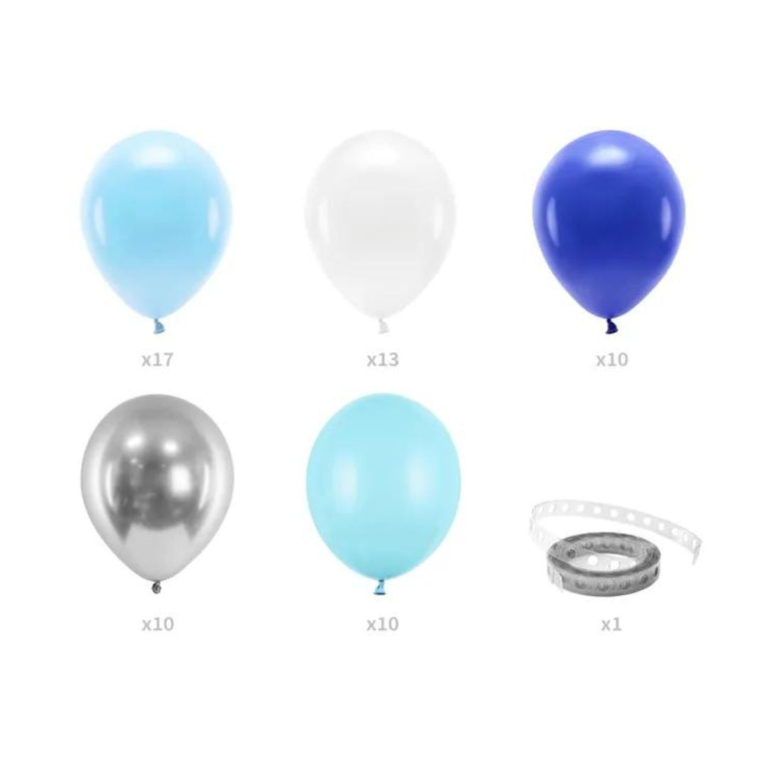 Blue Balloon Garland