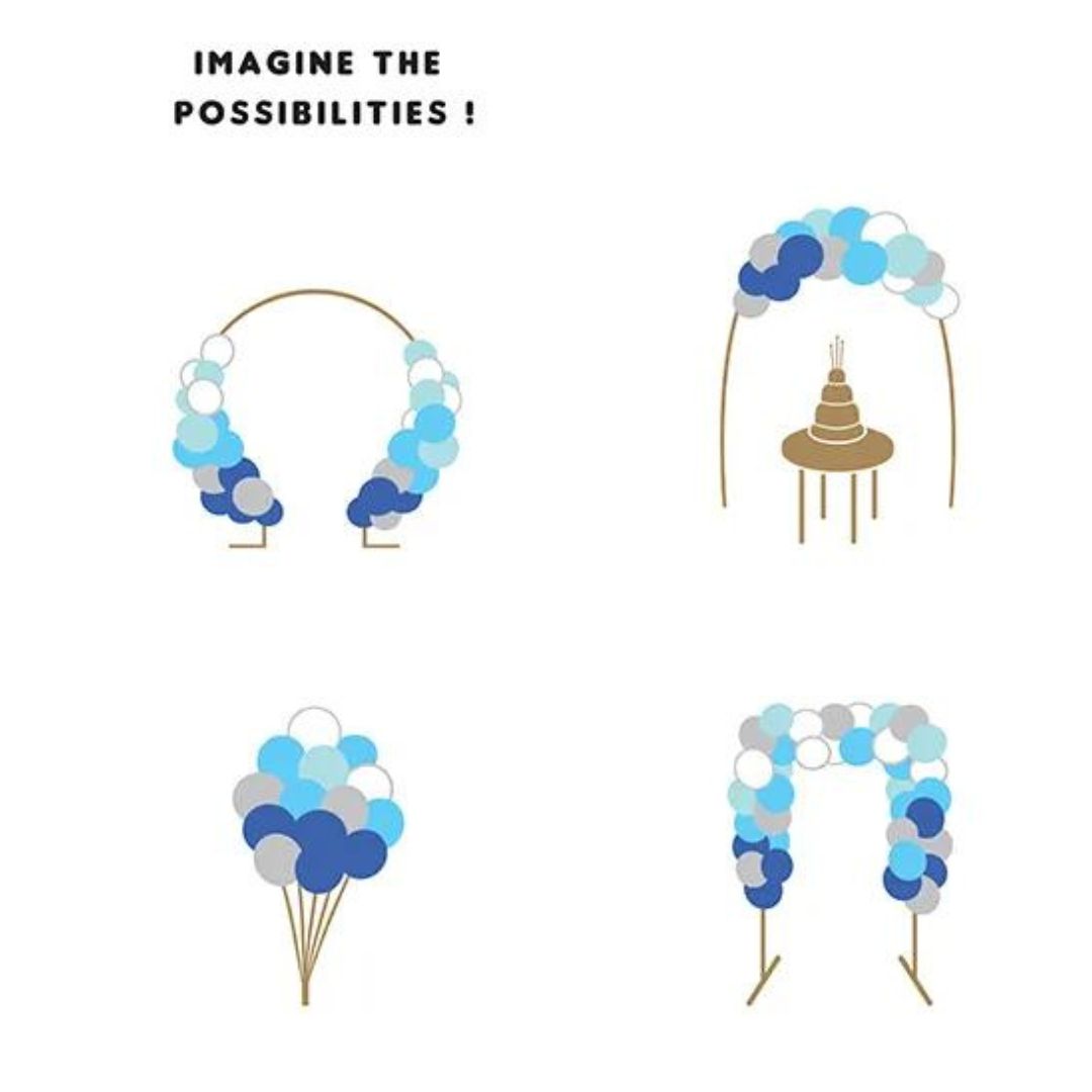 Blue Balloon Garland