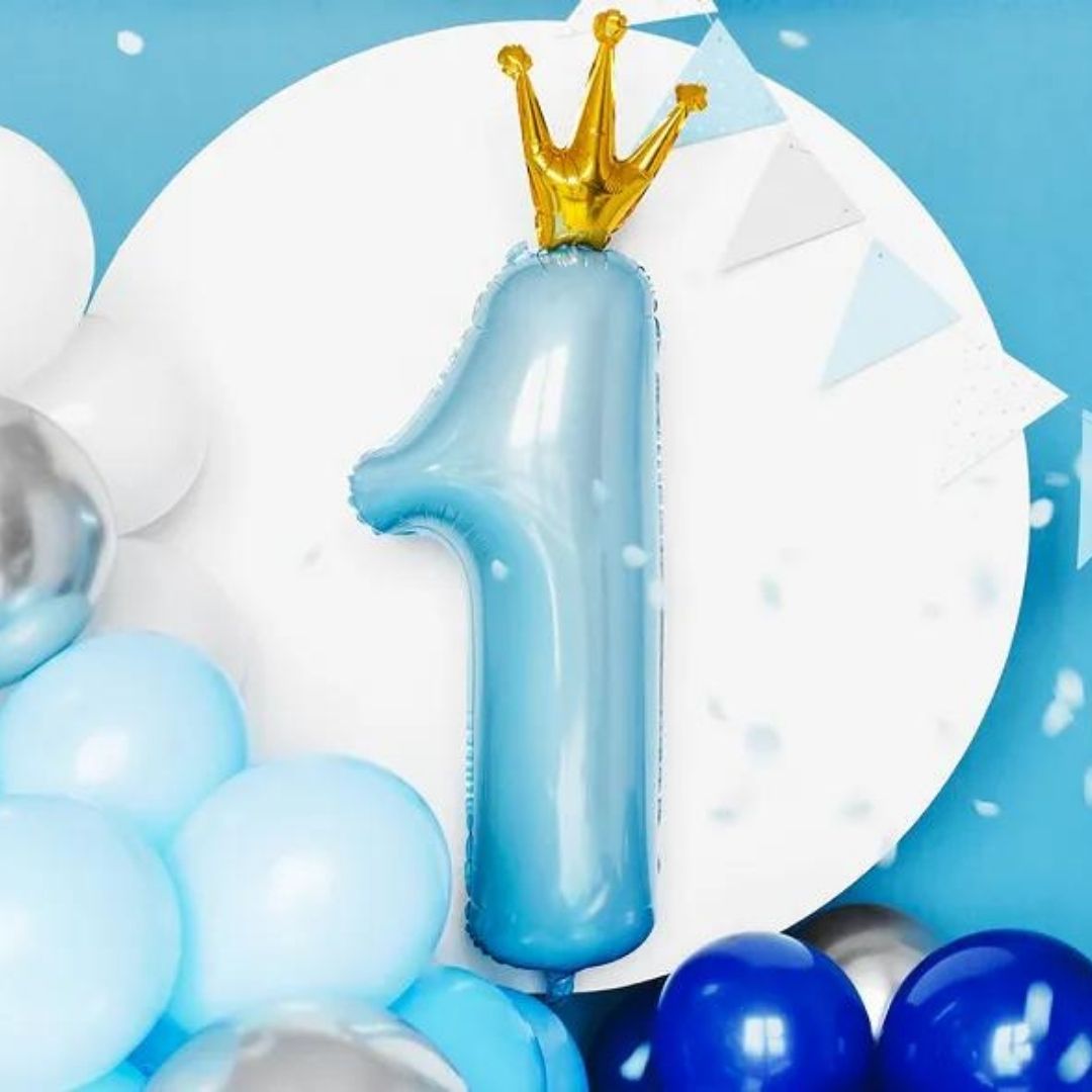 Blue Balloon Garland