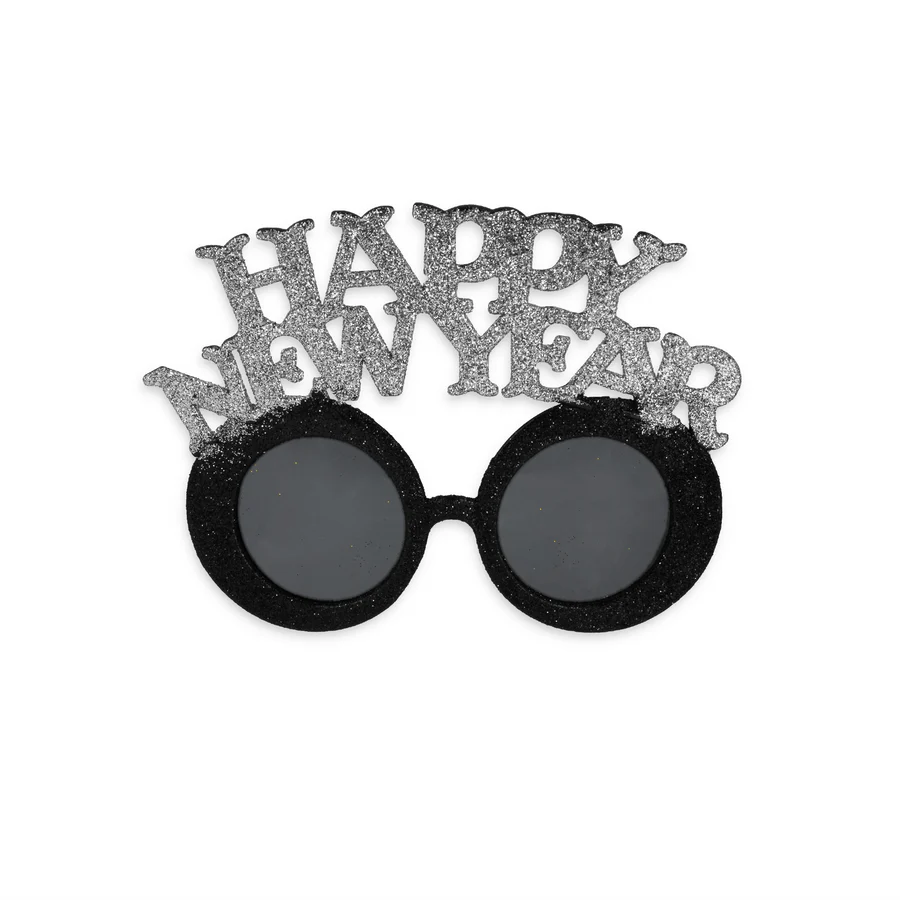 Gafas de Fiesta "Happy New Year" en Dorado y Plateado