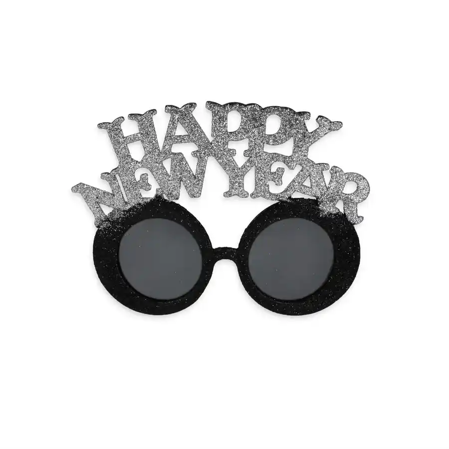 Gafas de Fiesta "Happy New Year" en Dorado y Plateado - Narosa Sweet Party Barcelona