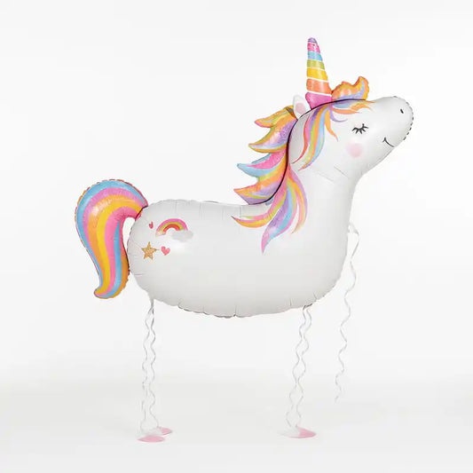 Globo Aluminio Unicornio con Helio (105 cm) – Fiesta Mágica - Narosa Sweet Party Barcelona