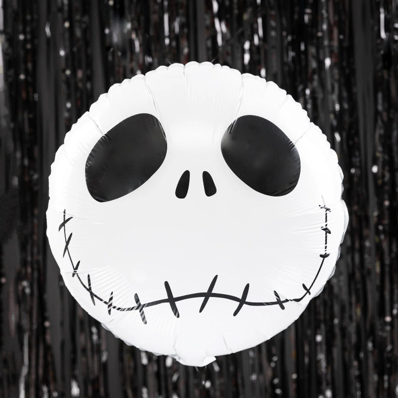 Globo foil calavera para juegos infantiles de Halloween.