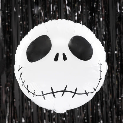 Globo foil calavera para juegos infantiles de Halloween.