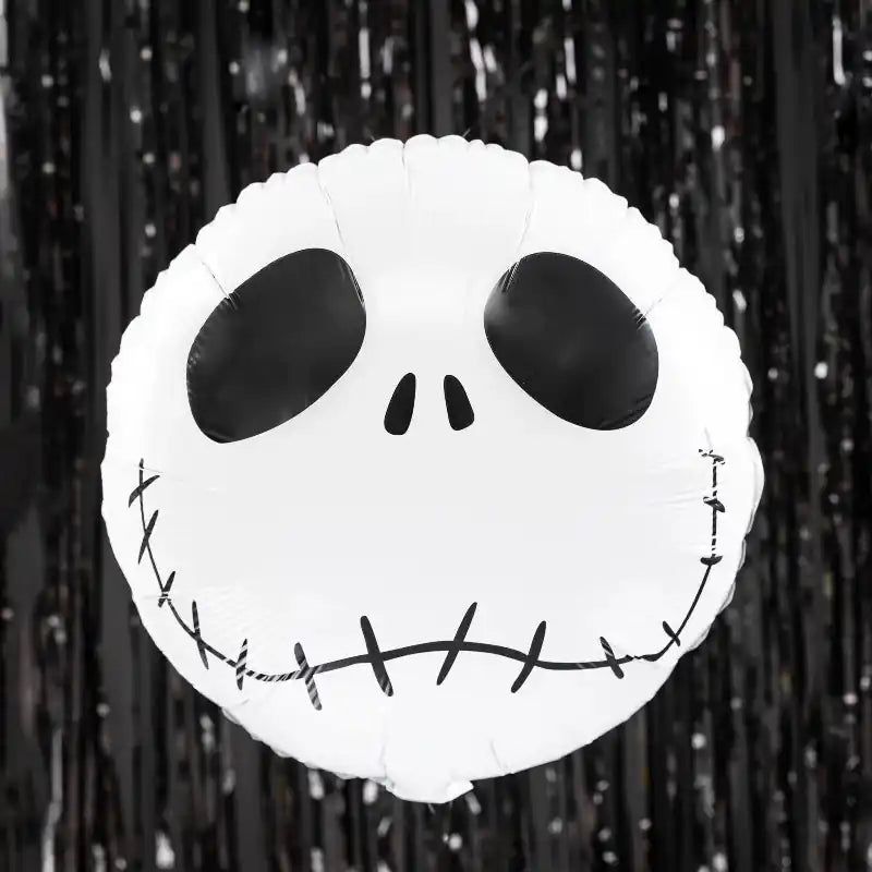 Globo foil calavera para juegos infantiles de Halloween.