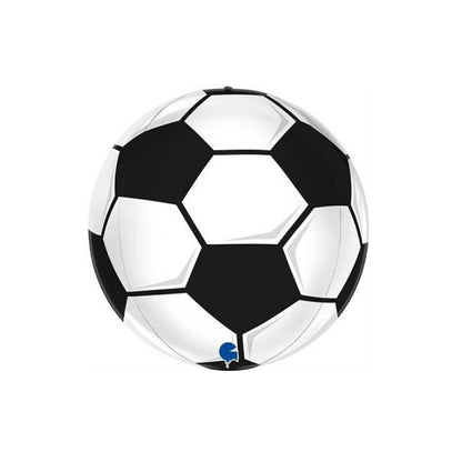 Globo 4D balón de fútbol inflado 38 cm