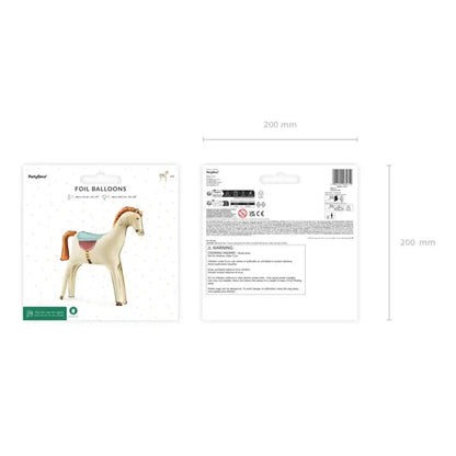 Globo Foil Caballo de Pie 68x68 cm - Narosa Sweet Party Barcelona