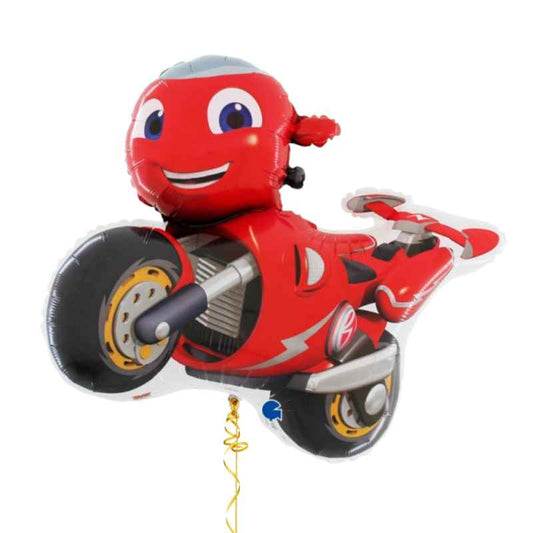 Globo foil Ricky Zoom moto para fiesta infantil